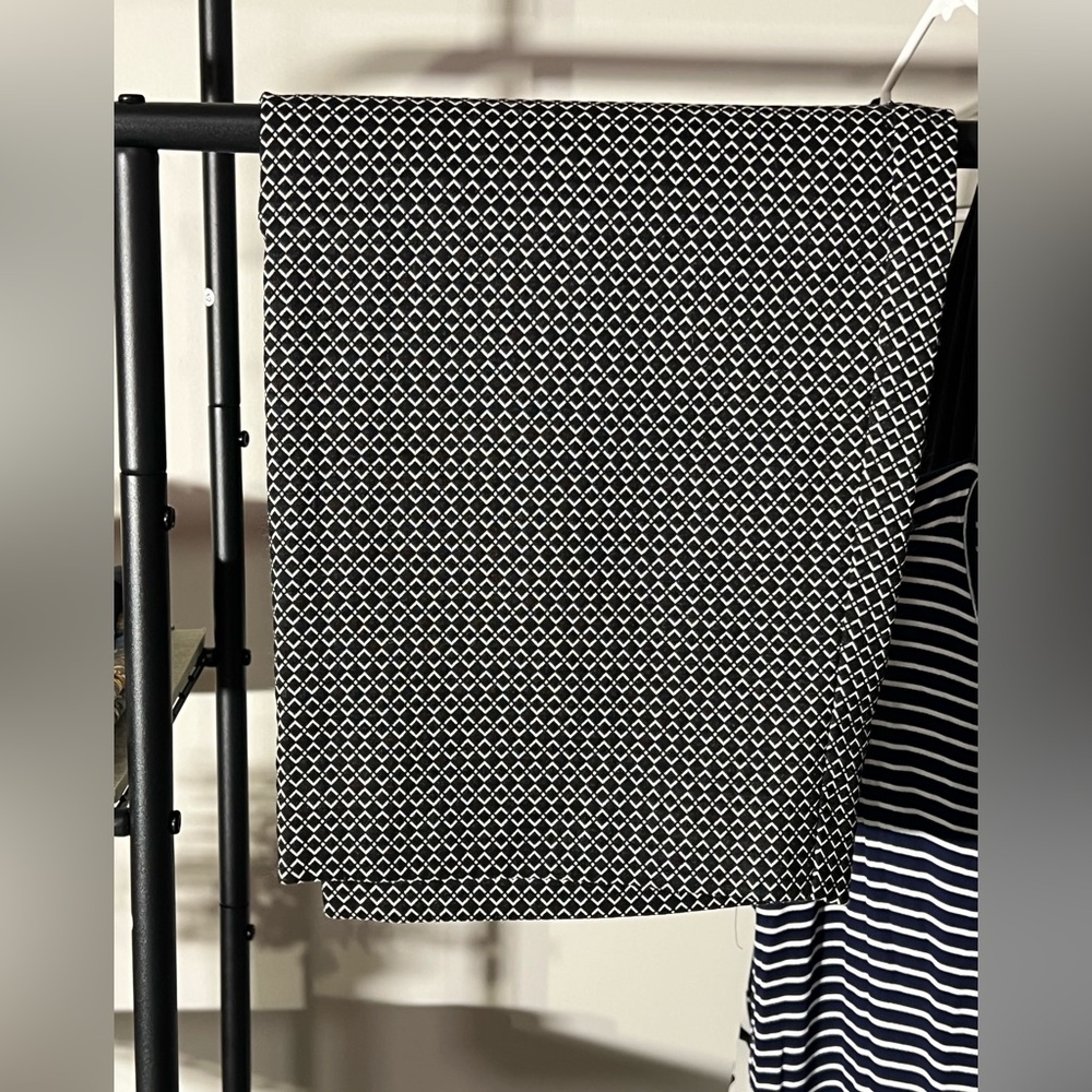 Elle Black and White Mini Skirt